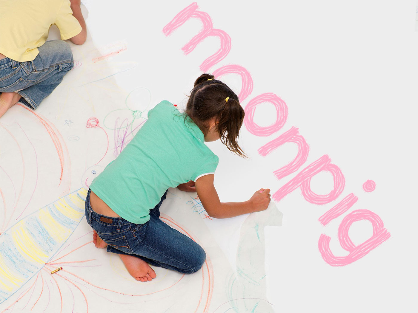 Moonpig logo sketch