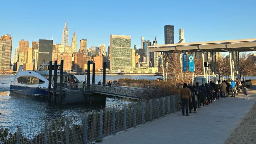LIC Ferry Landing (Photo Michael Dorgan, Queens Post) 