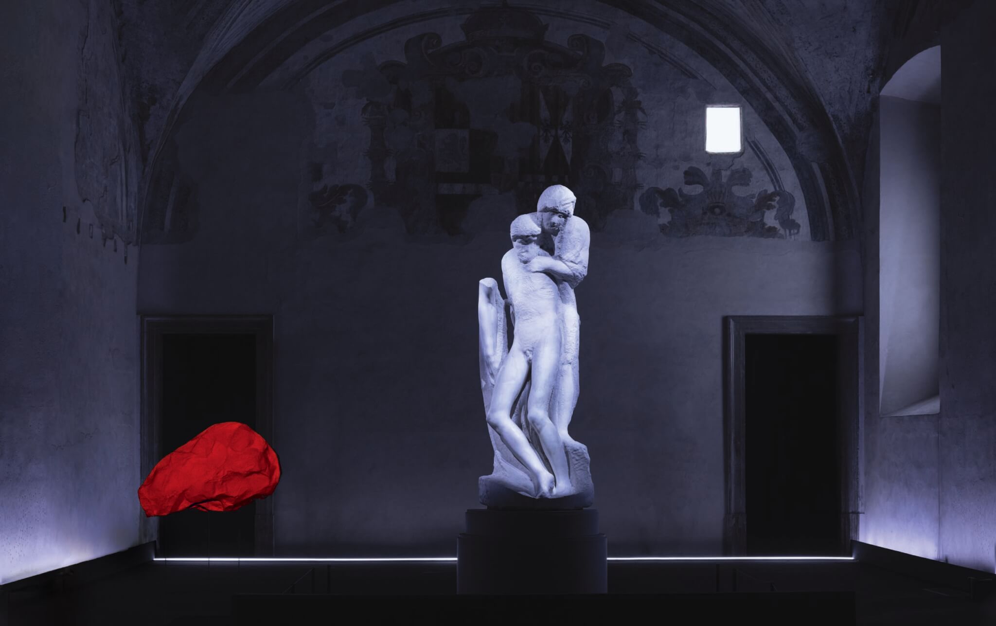 Robert Wilson staged a work inside historic Castello Sforzesco