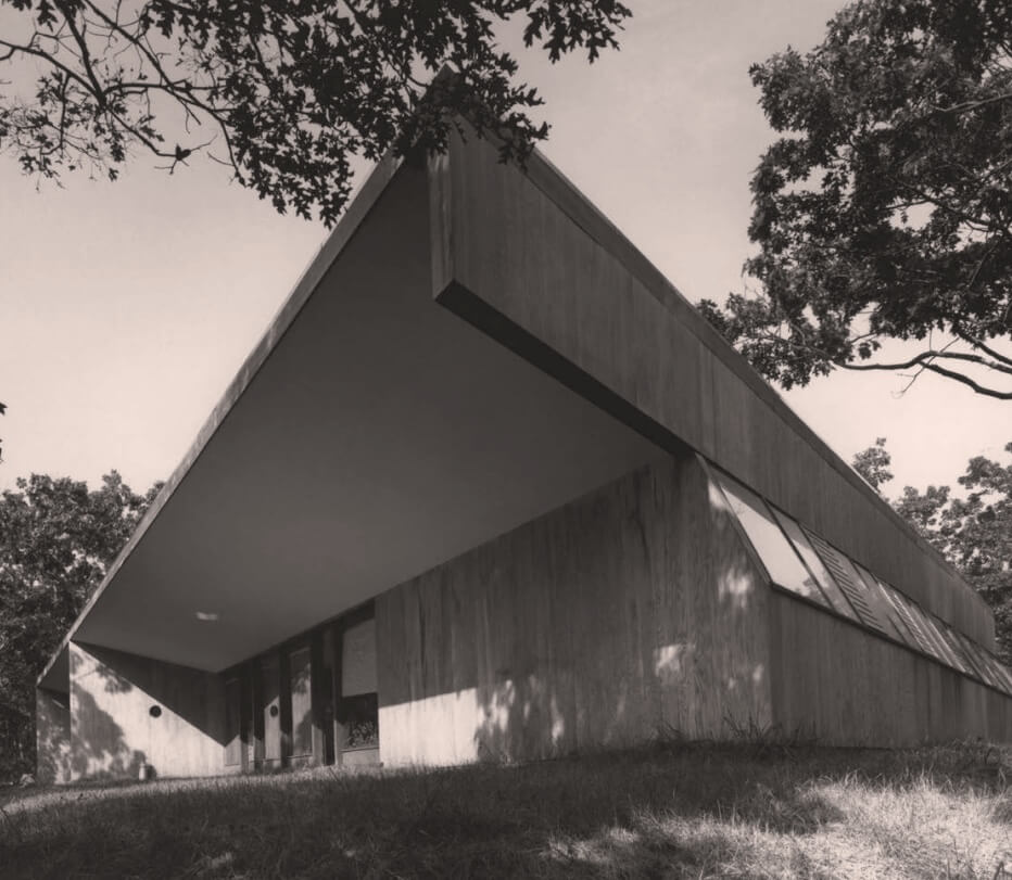 archival image of house in East Hampton, New York