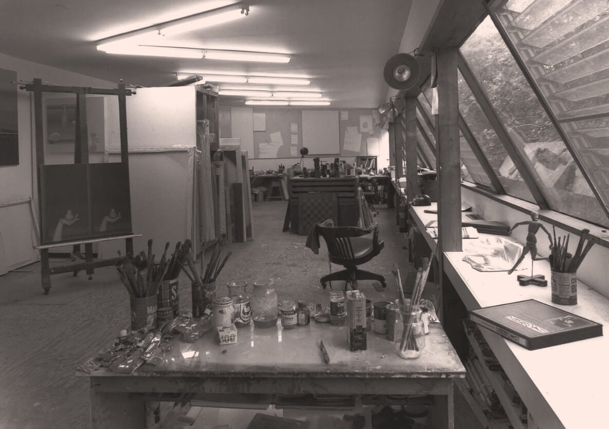 archival image of house in East Hampton, New York