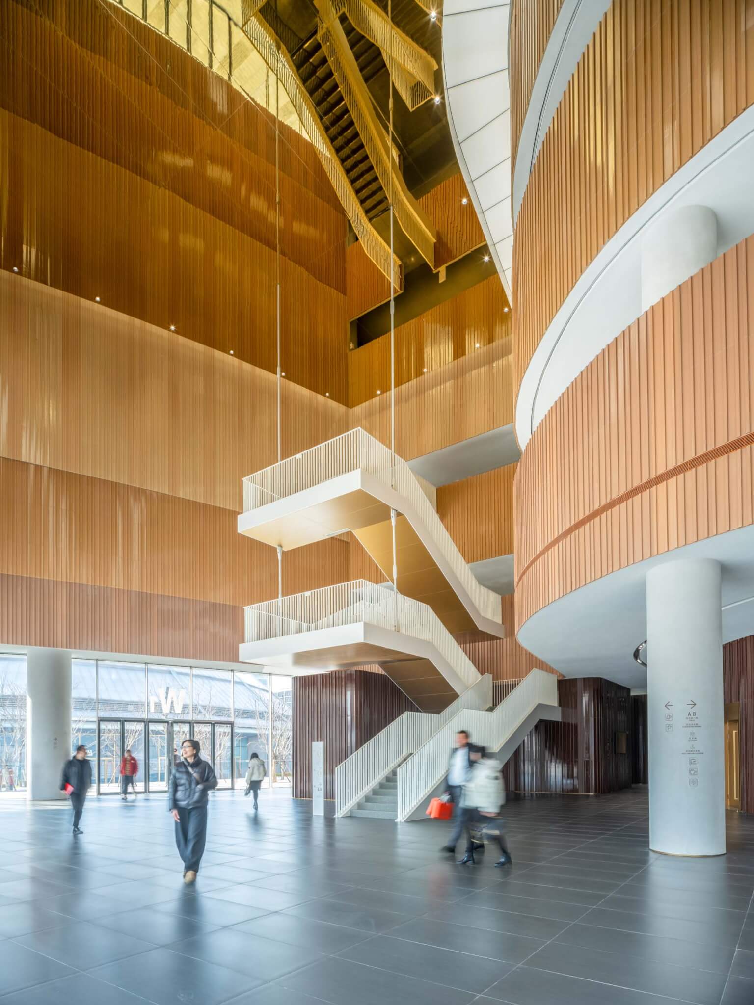 The lobby of west bund theatre