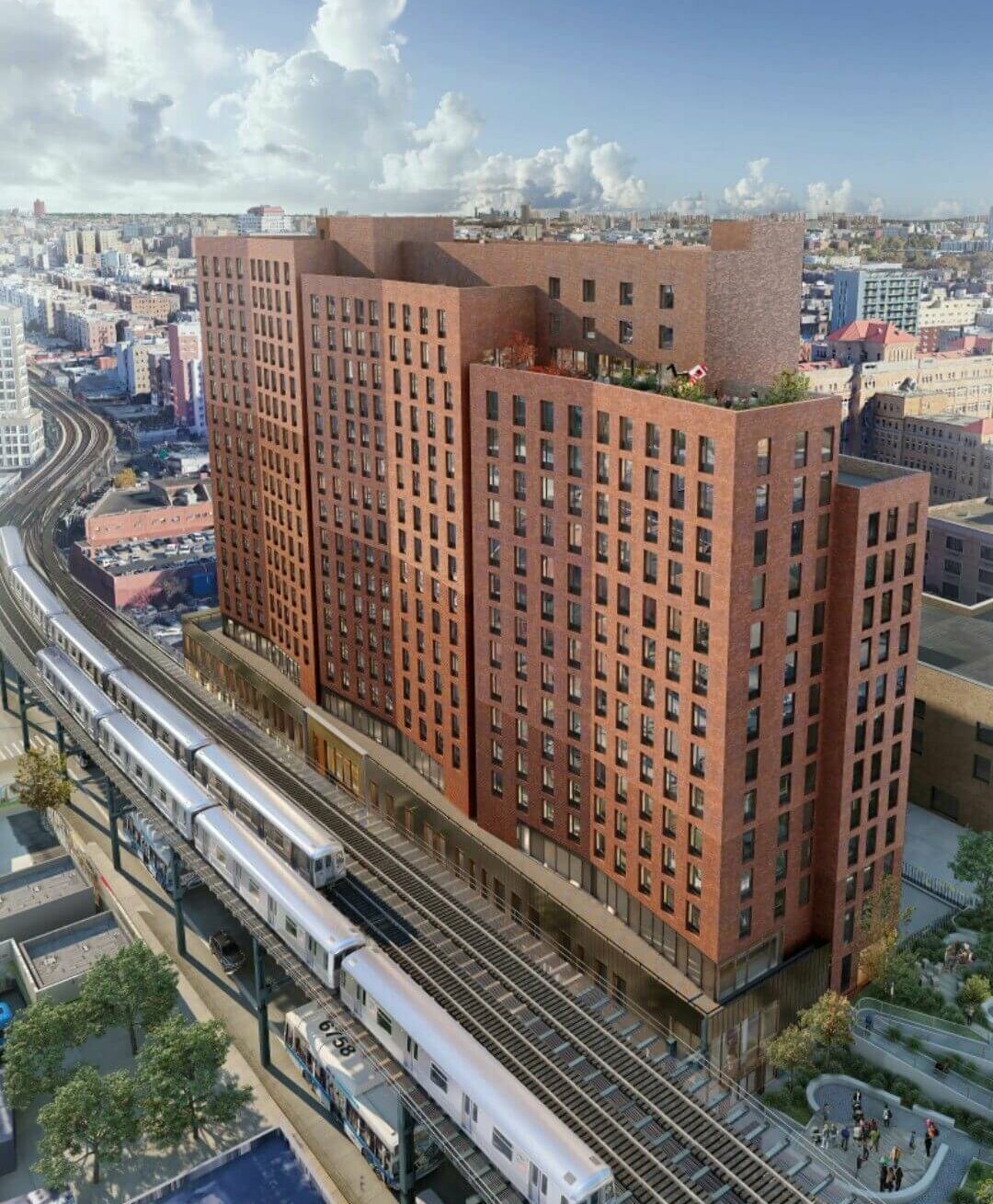 rendering of River Commons by Bernheimer
