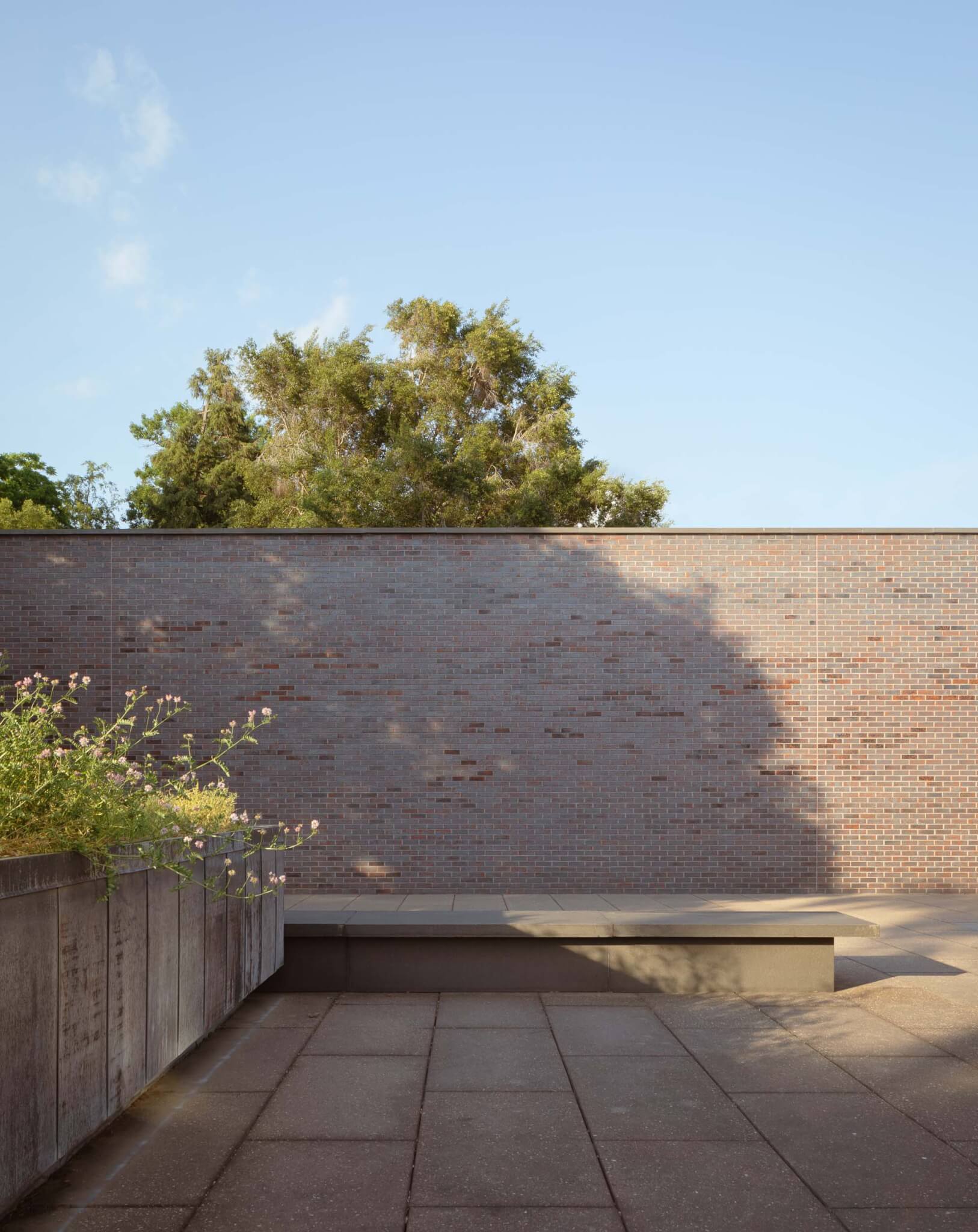 brick with suns and shades