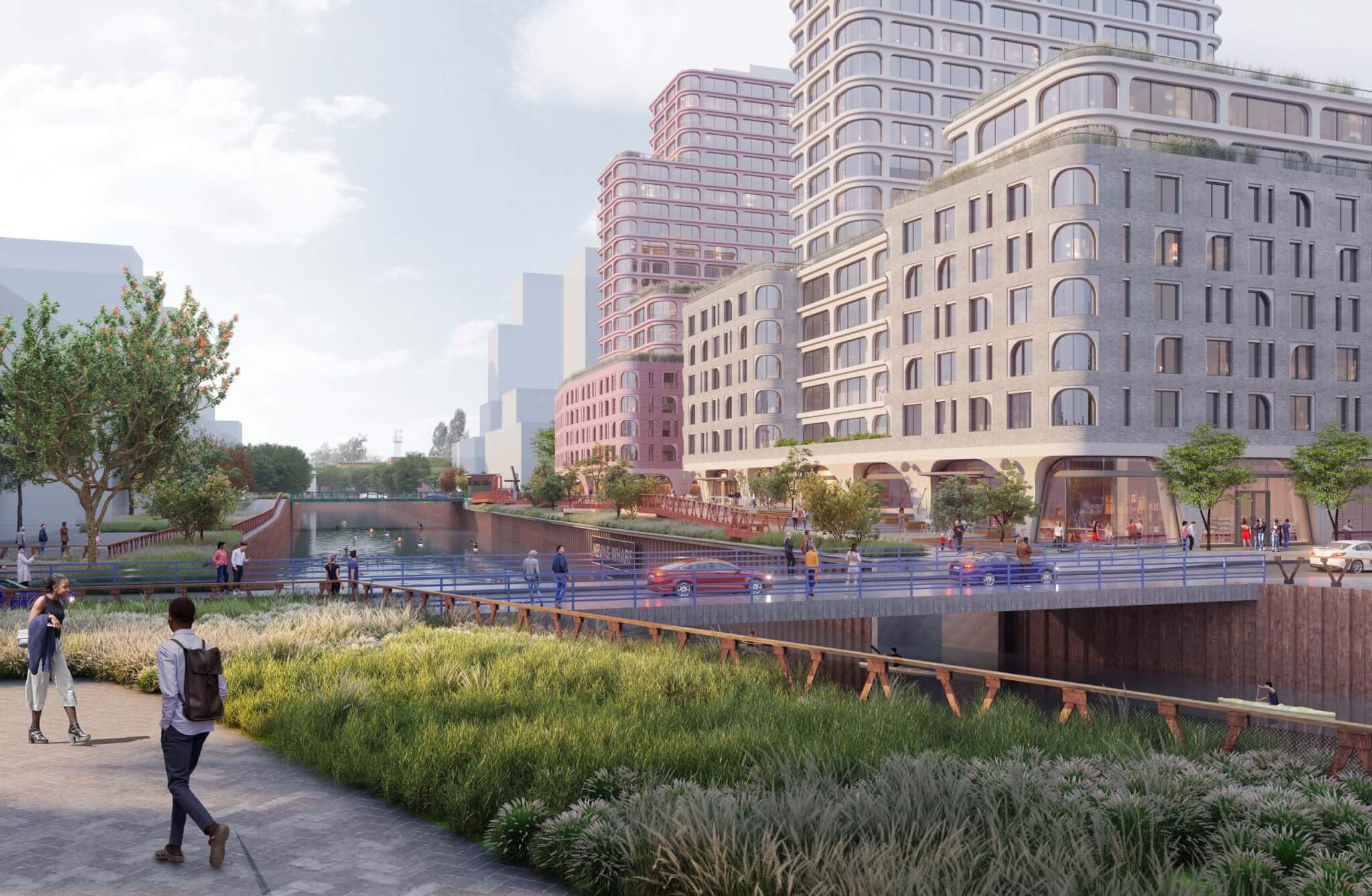 rendering of Nevins Landing in Gowanus