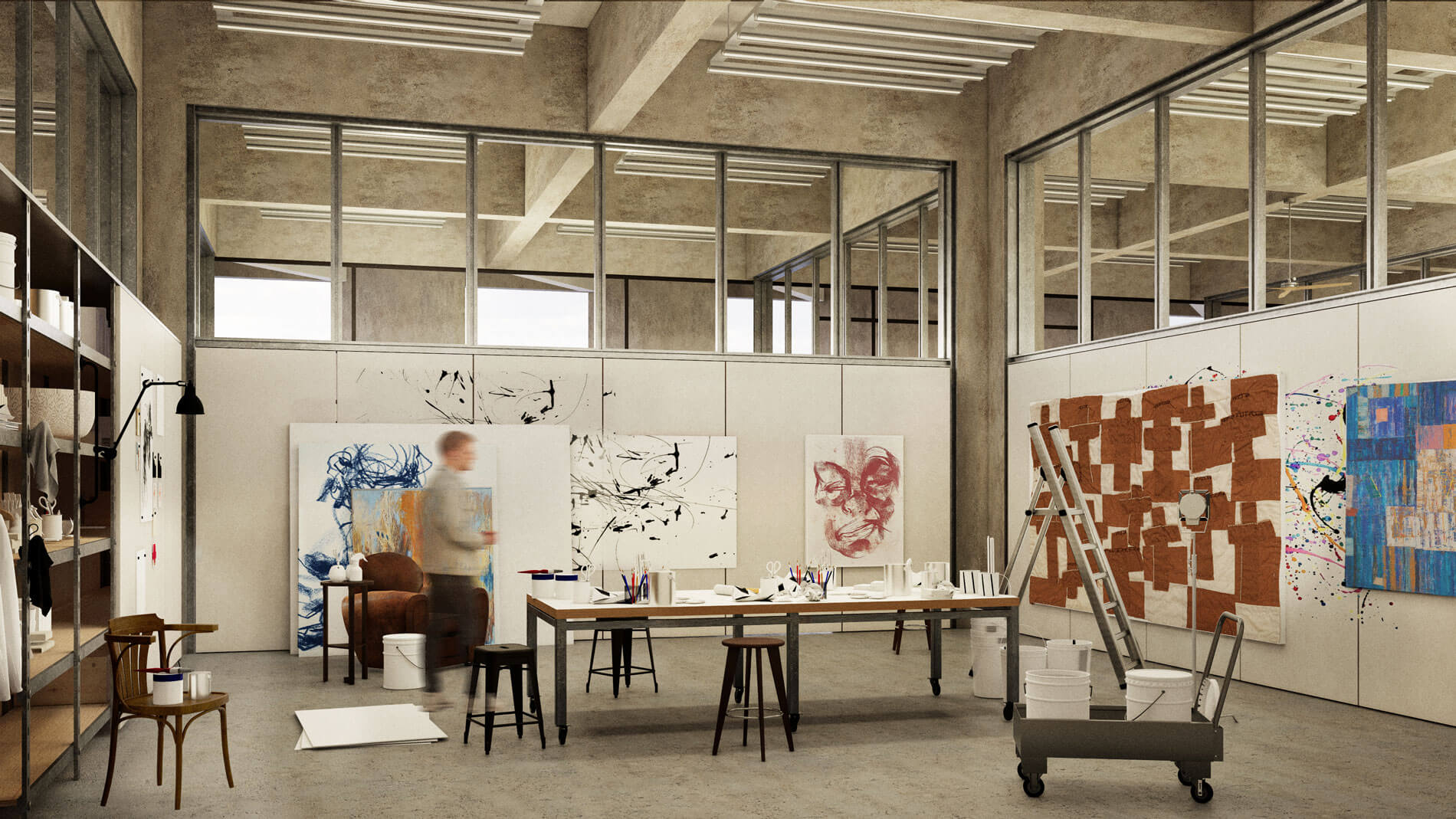 interior studio workspace