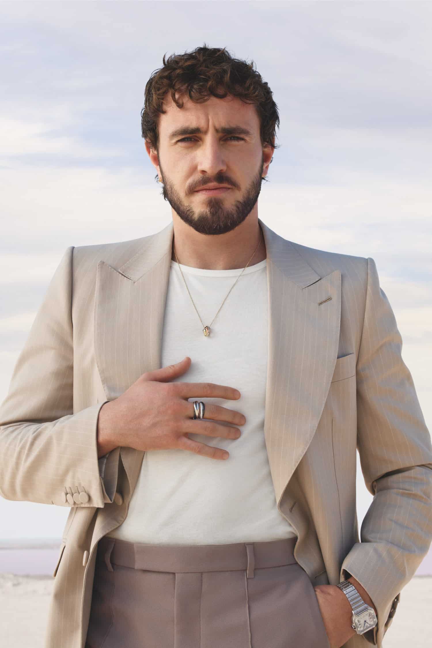 Paul Mescal, Cartier, campaigns, jewelry, jewelry campaigns, celebrity campaigns