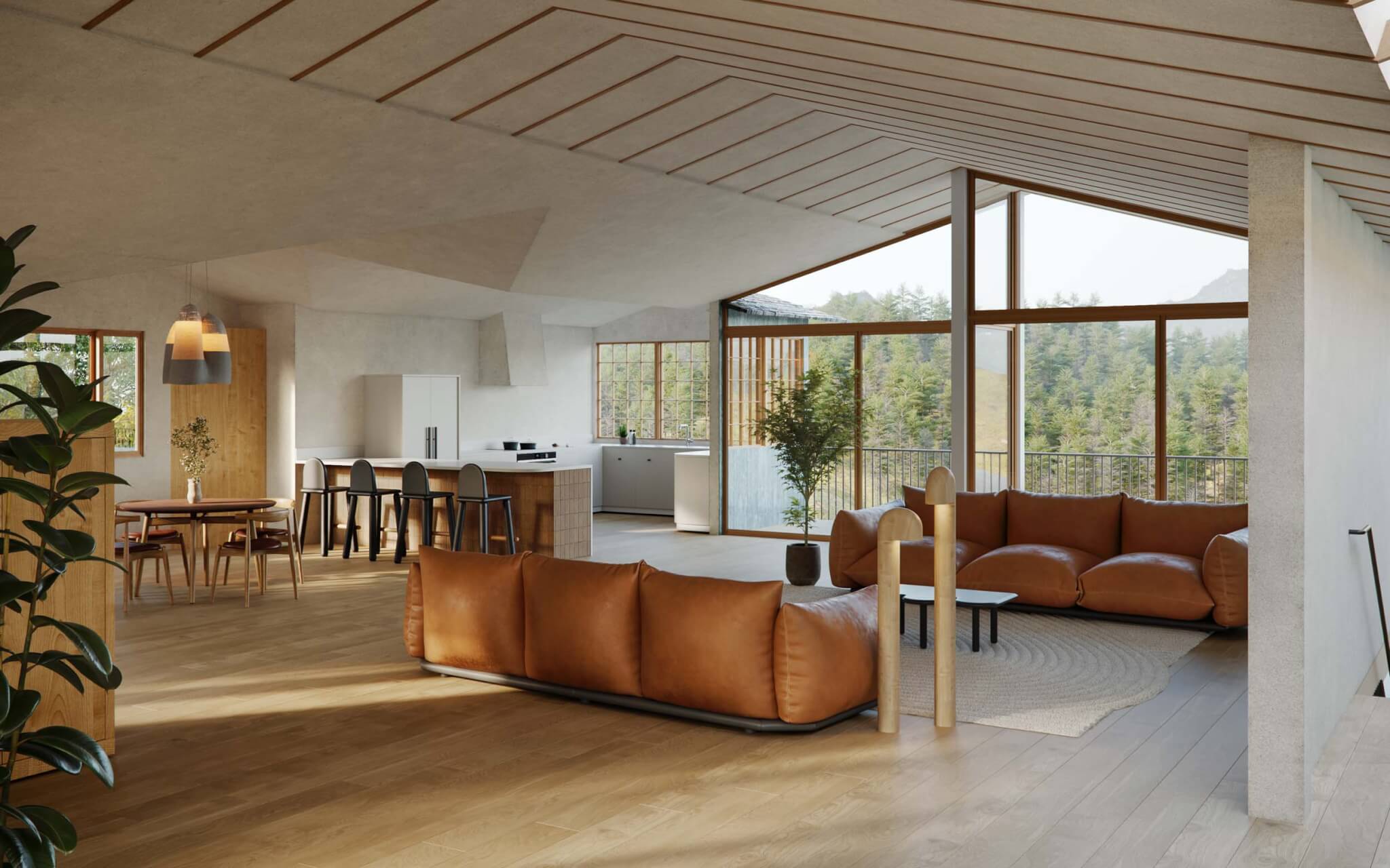 the interior of the planned renovation