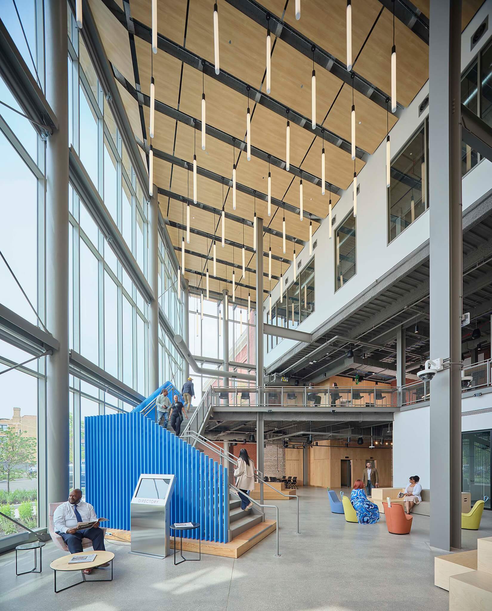 interior of Aspire Center by Lamar Johnson Collective