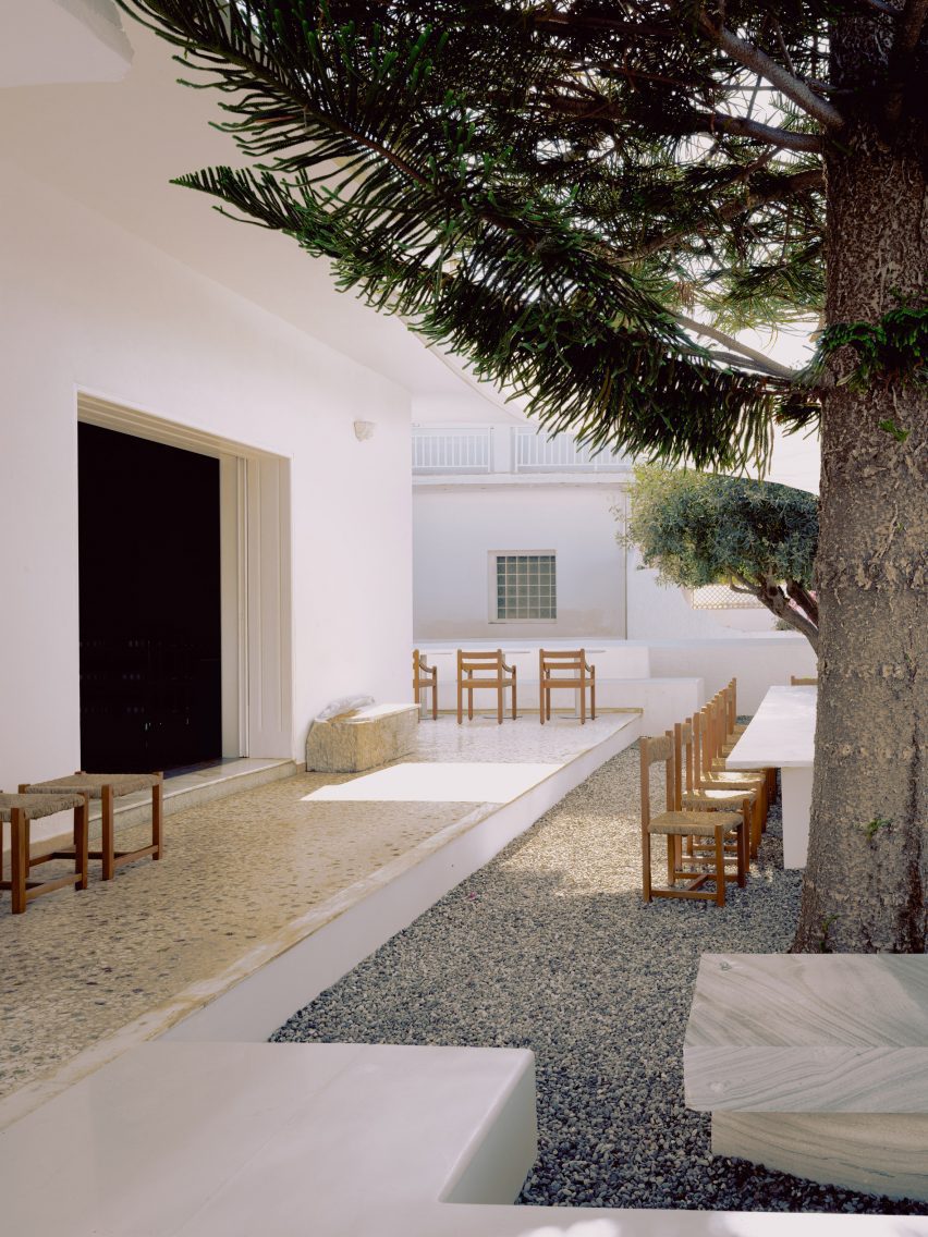 10AM Apotheke in Antiparos, Greece designed by Studio Andrew Trotter and Eva Papadaki