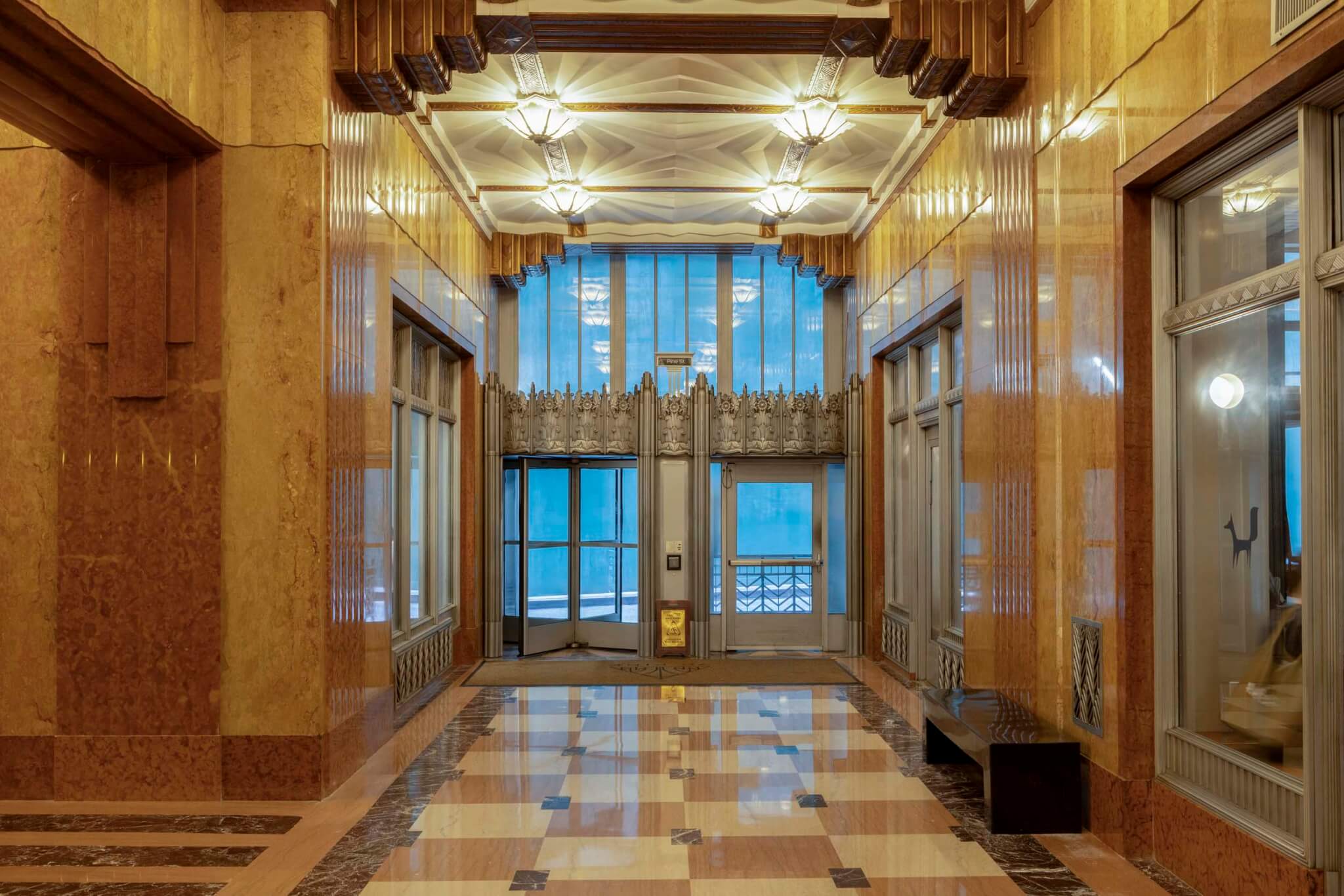 70 pine street lobby