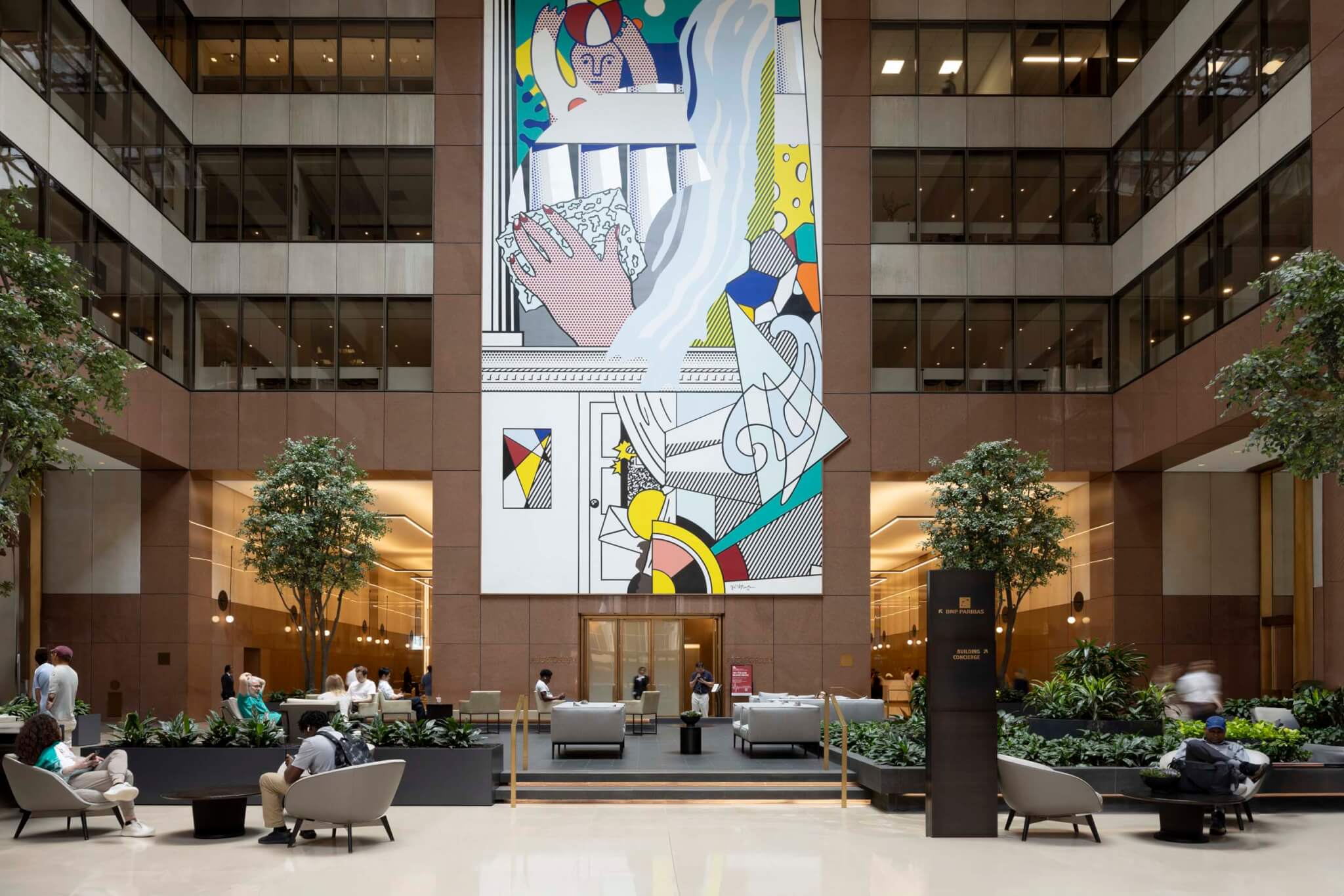 Roy Lichtenstein’s <em>Mural with Blue Brushstroke</em> 
