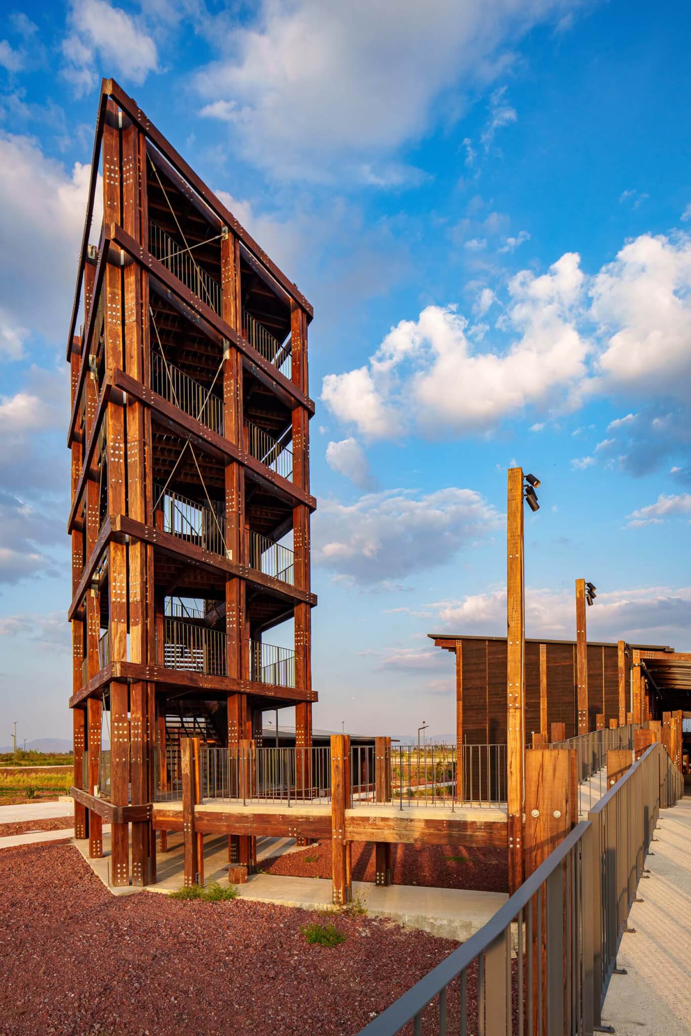 building at Lake Texcoco Ecological Park