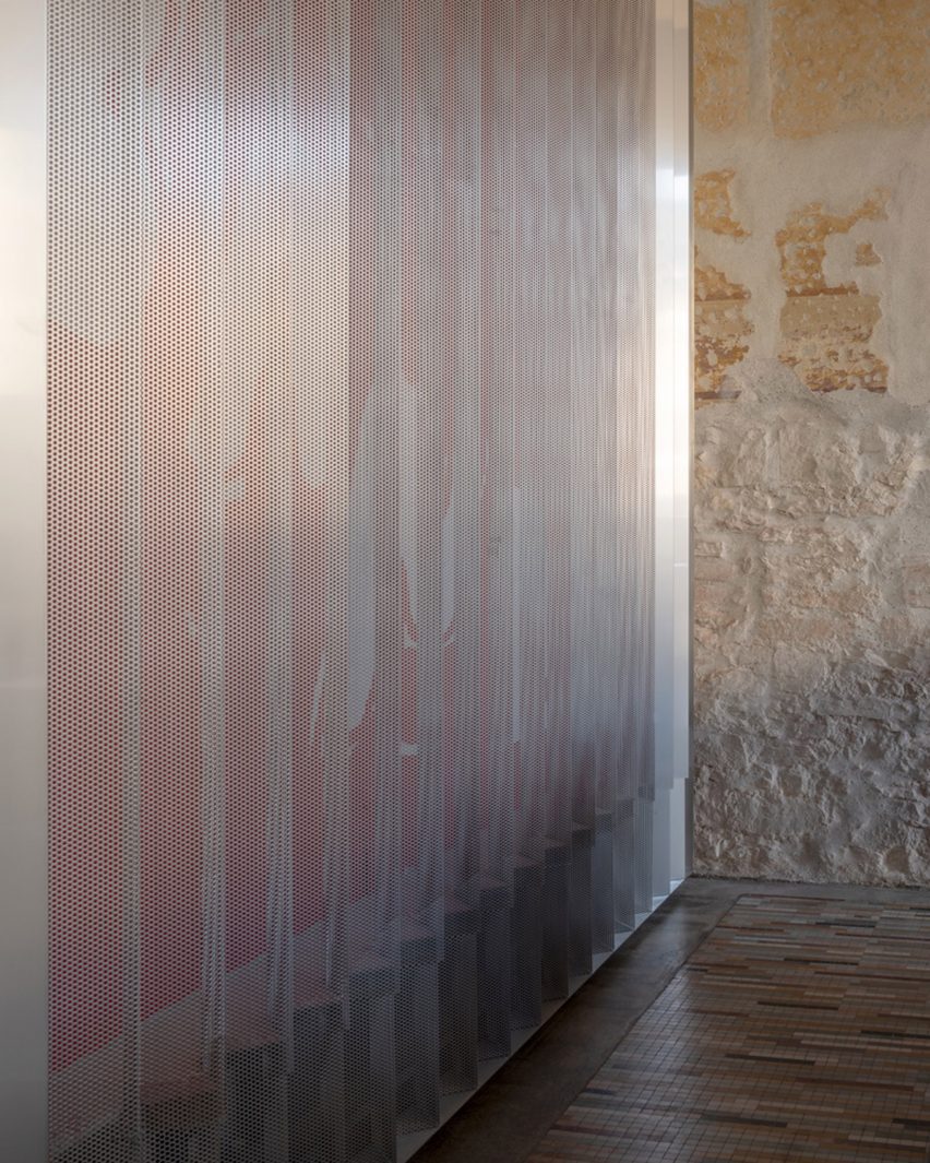 Partition inside Caffè Nazionale