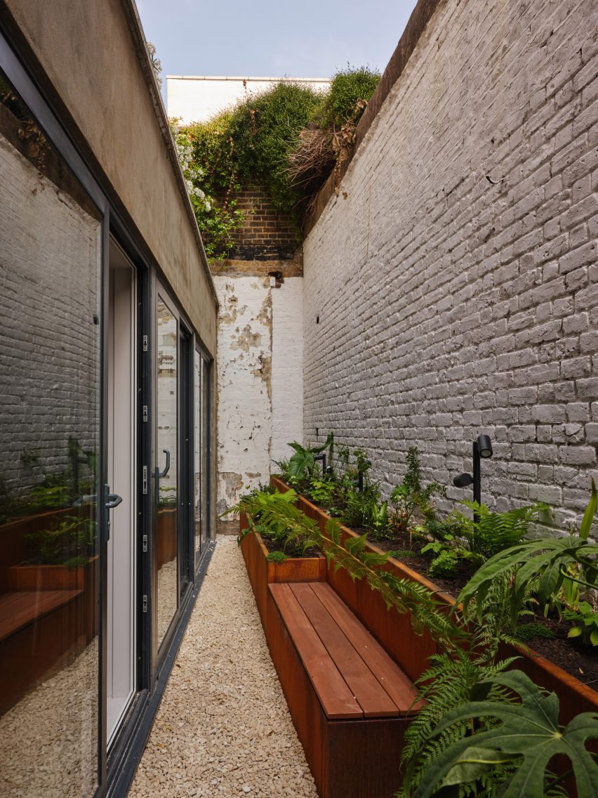 Redesigned back garden