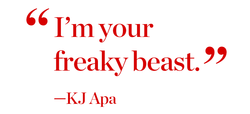 quote from kj apa emphasizing individuality