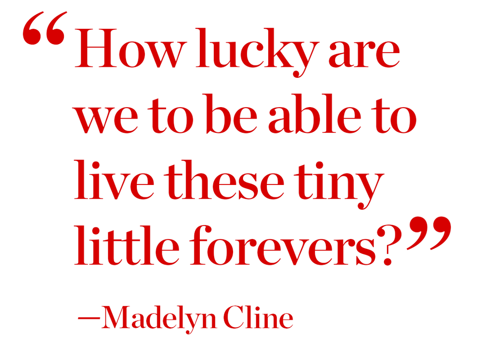 quote by madelyn cline emphasizing gratitude for small moments