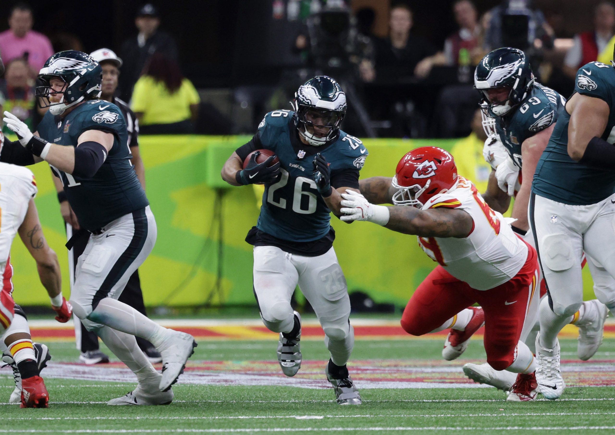 2025 Giants season preview: Jaxson Dart, Abdul Carter, 5 things to watch 3 Saquon Barkley Super Bowl LIX