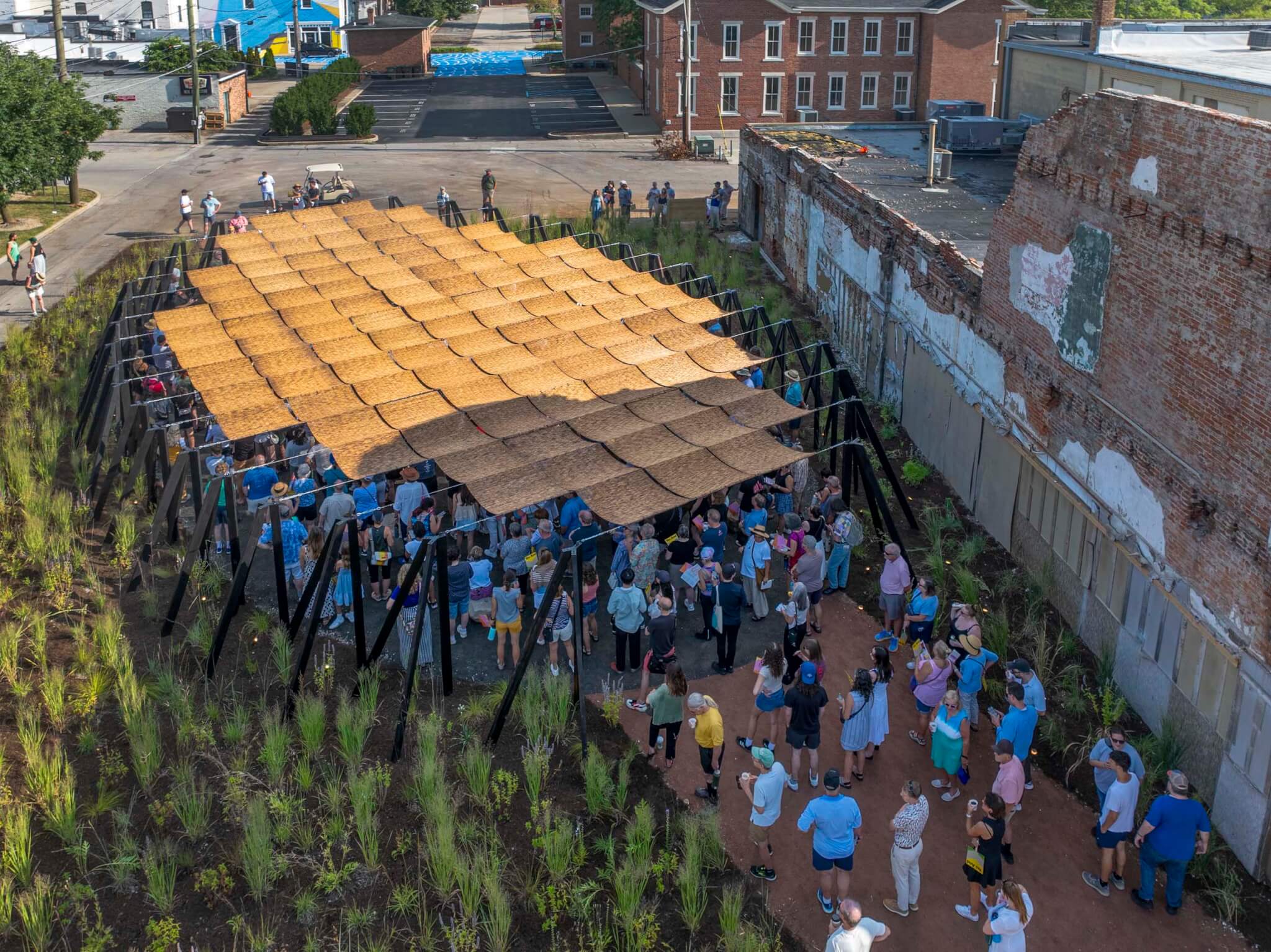 pavilion installation