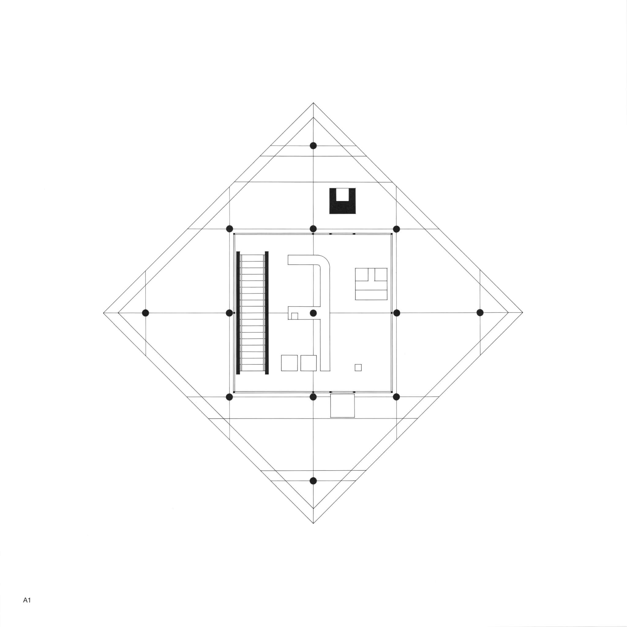 Project A House drawing from John Hejduk