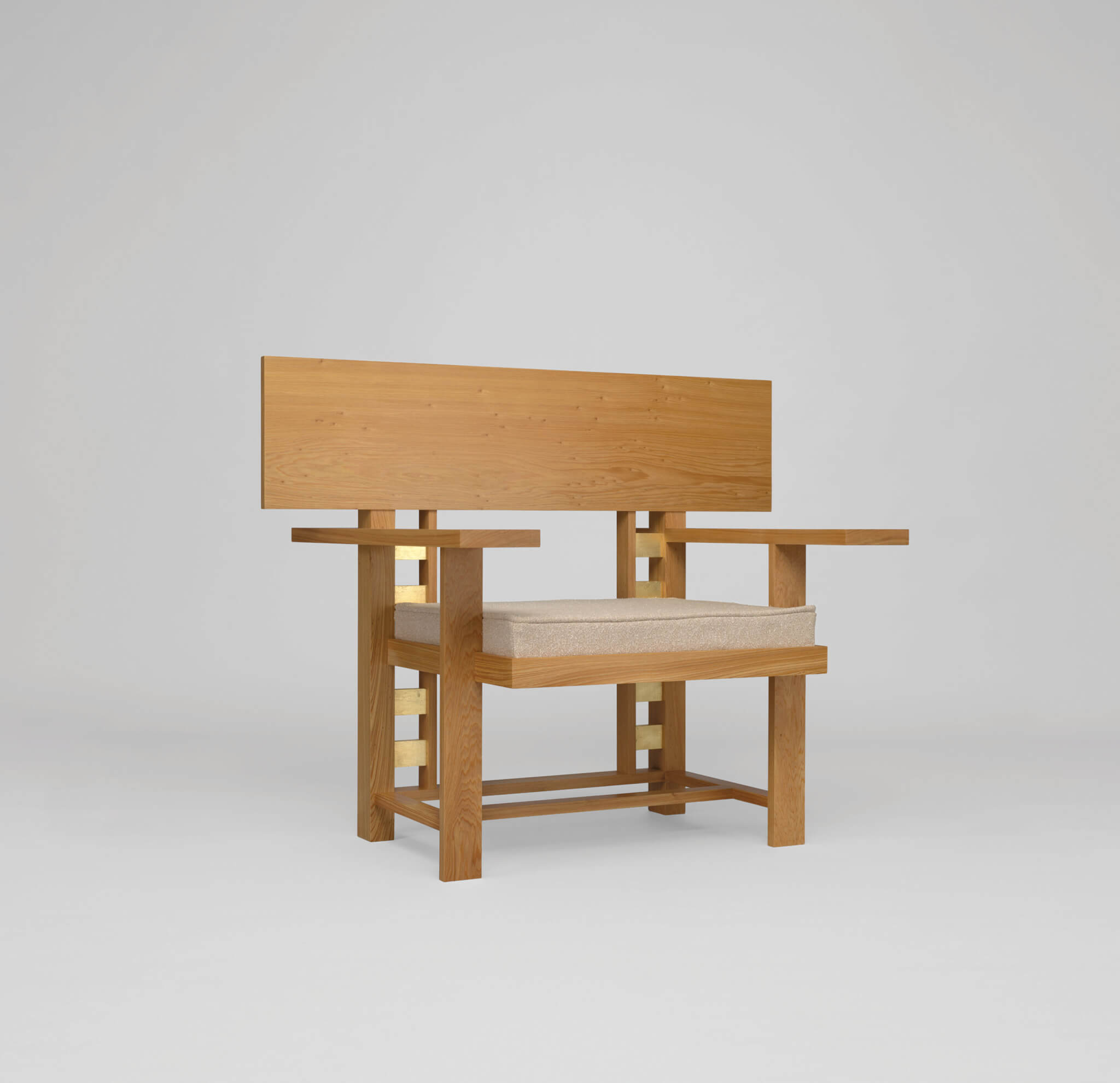 Wood armchair