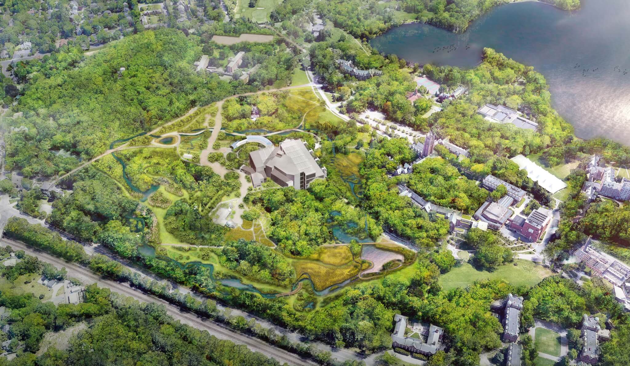 aerial rendering of Wellesley