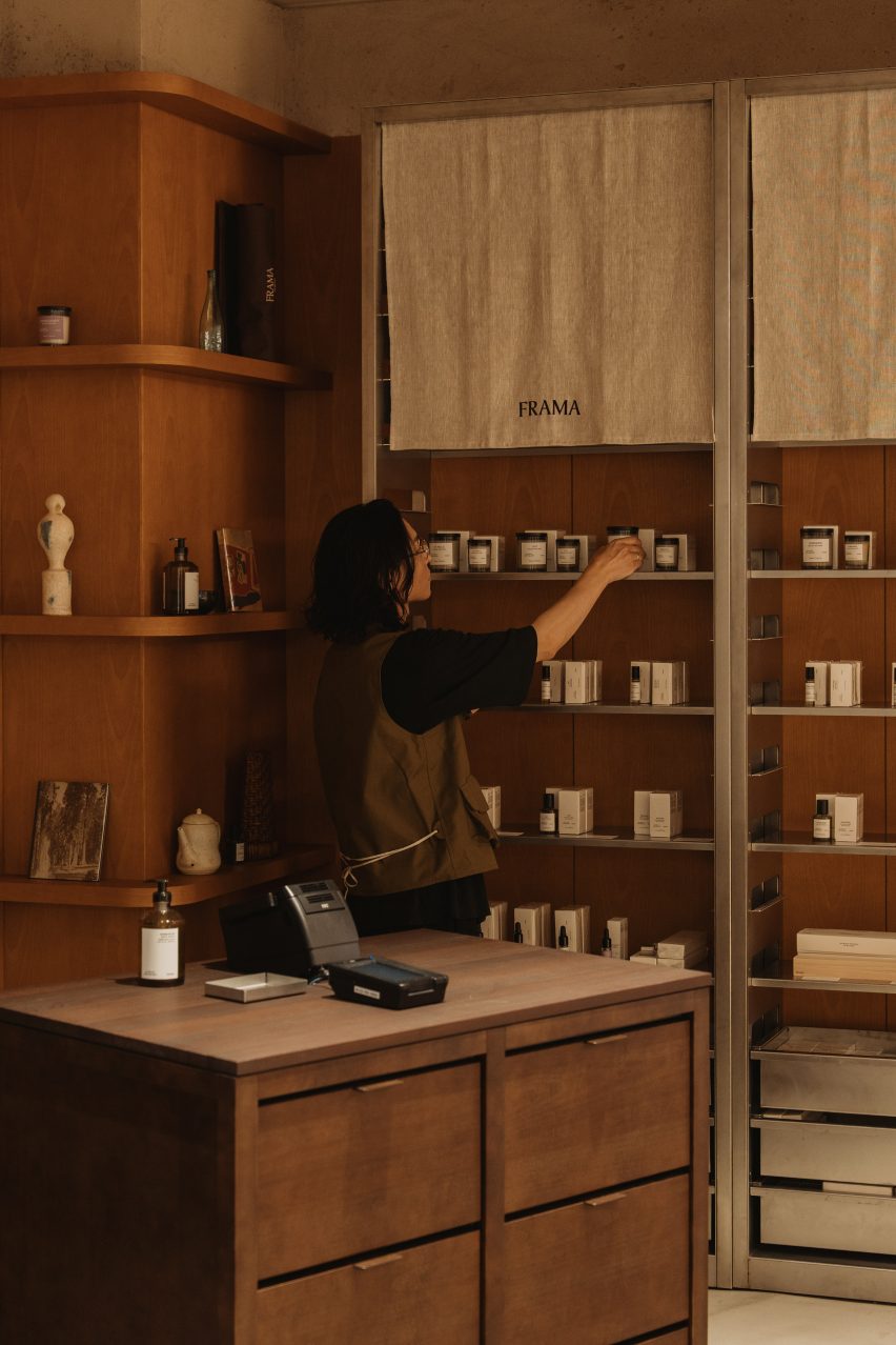 Man in Frama Tokyo store