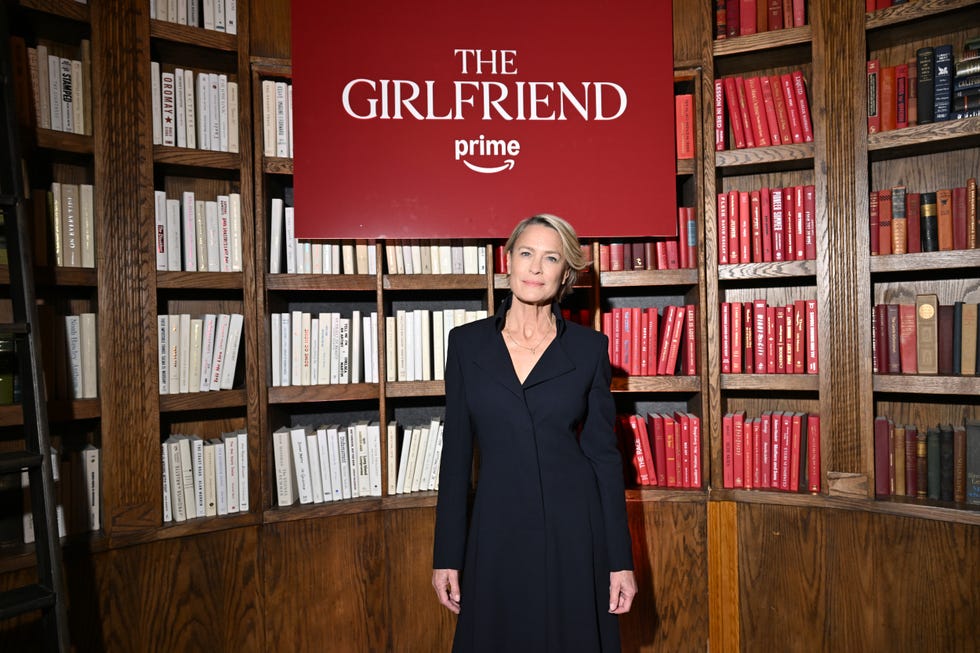 new york, new york september 16: robin wright attends cocktails and conversation with robin wright: prime videos the girlfriend x cosmopolitan at maxwell social on september 16, 2025 in new york city. (photo by valerie terranova/getty images for prime video)
