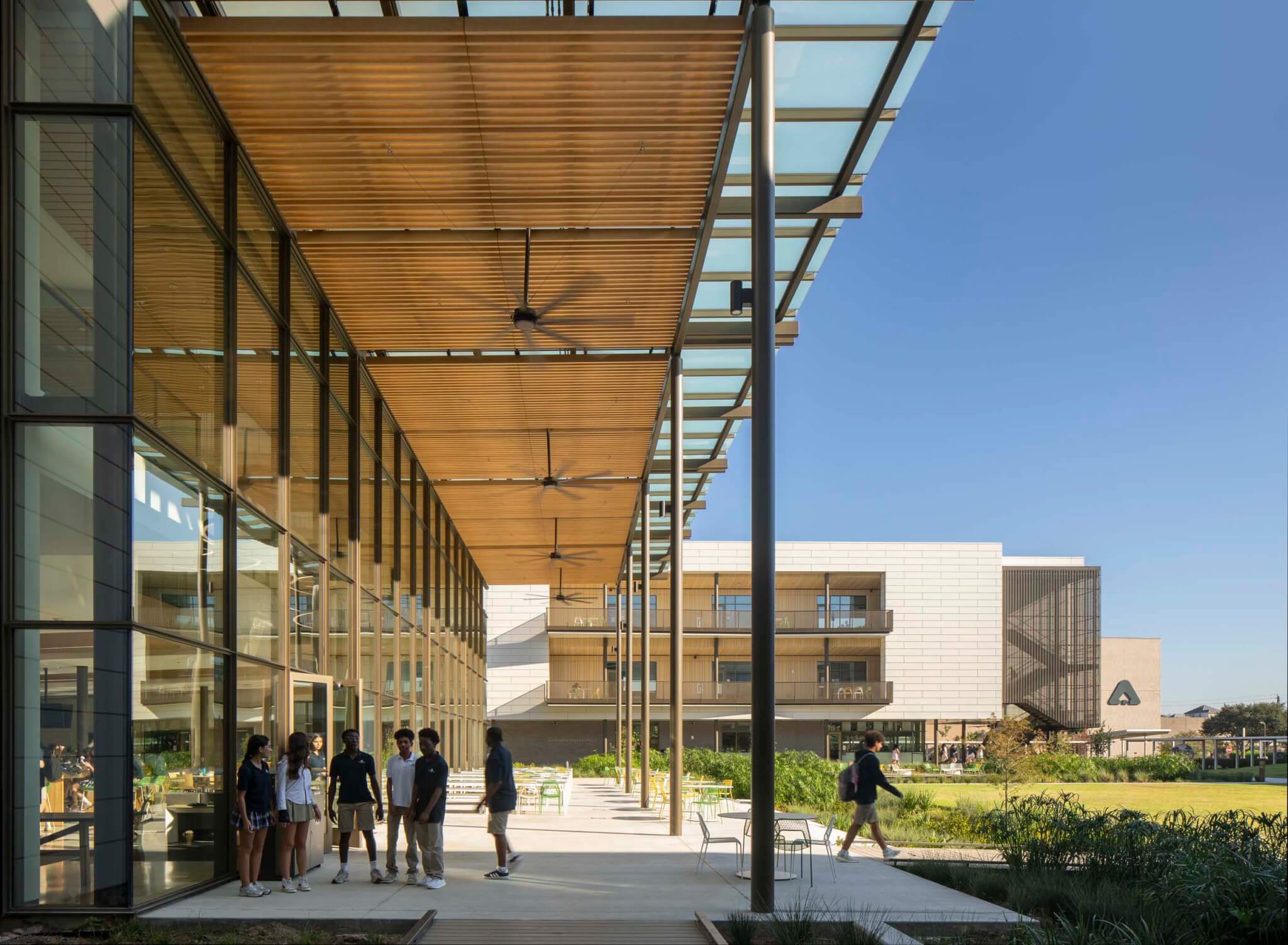 soffit of awty school
