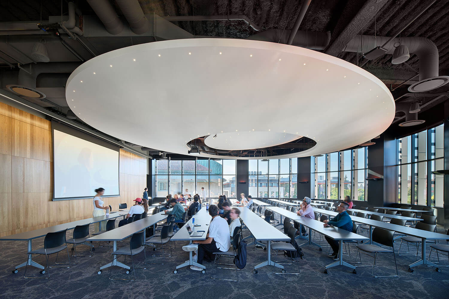 Interior view of lecture hall