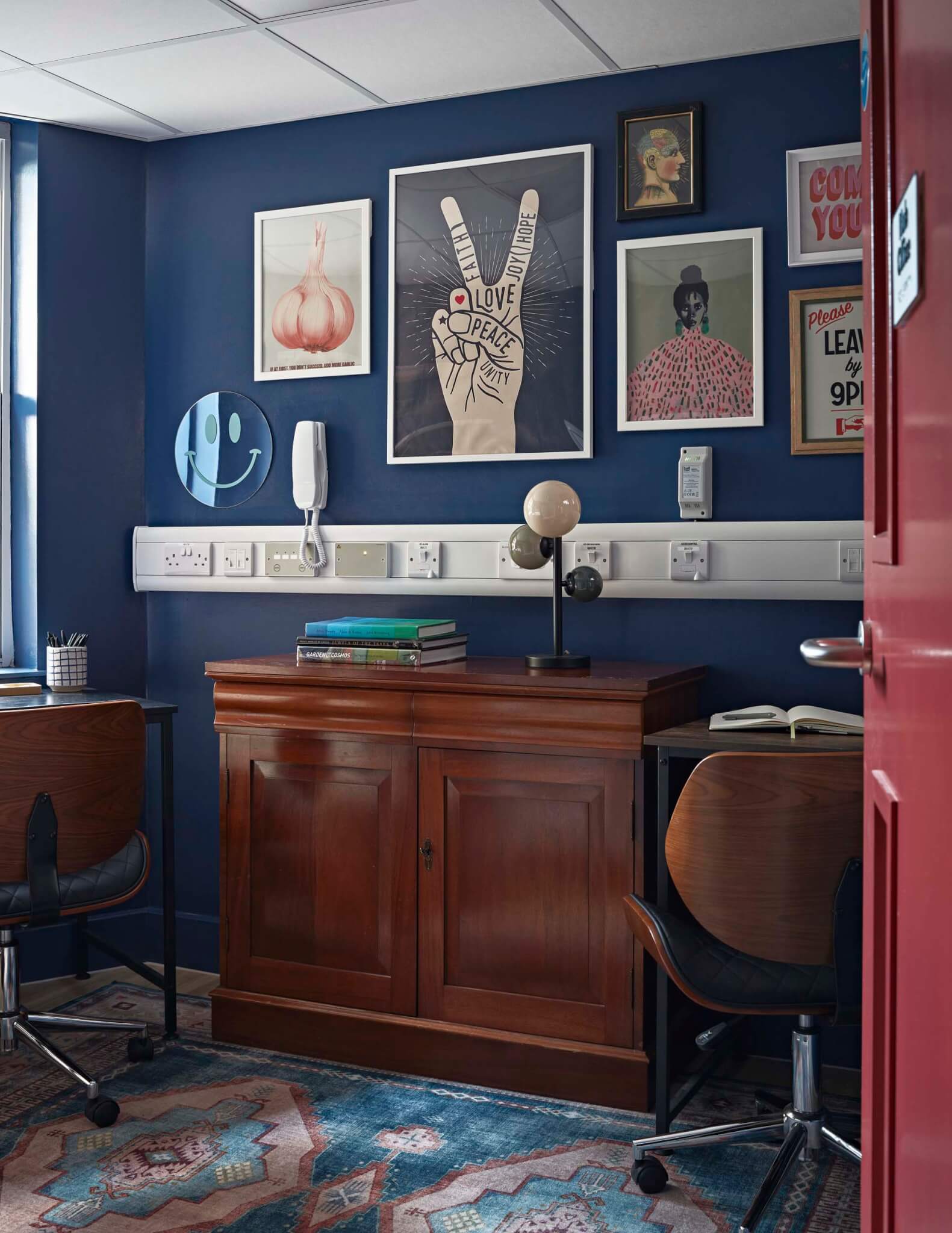 mix of wood furniture 