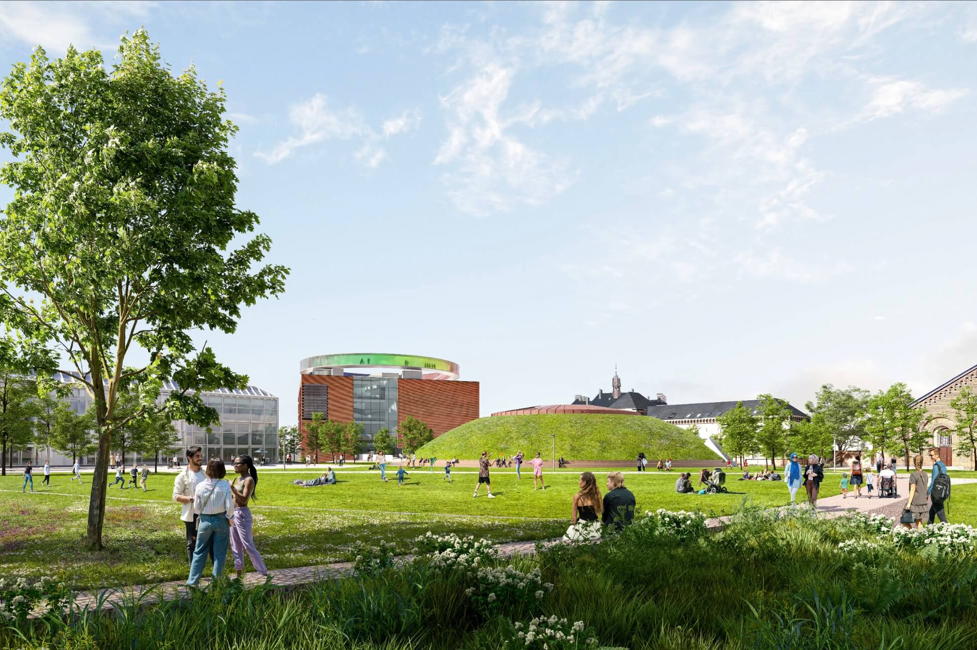 Rendering of Skyspace dome