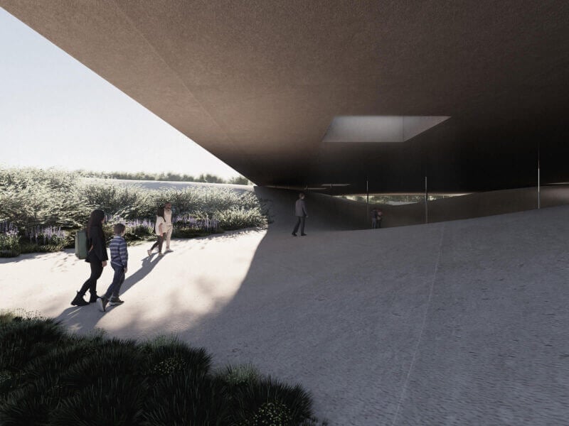 The plane would be punctured at certain moments with apertures.