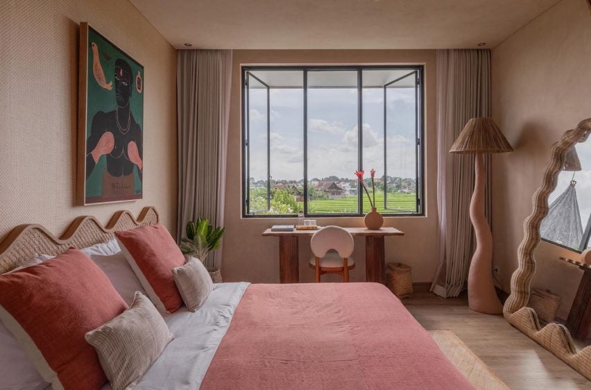 Bedroom in Bi Design House in Bali