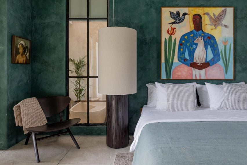 Bedroom in Bi Design House in Bali