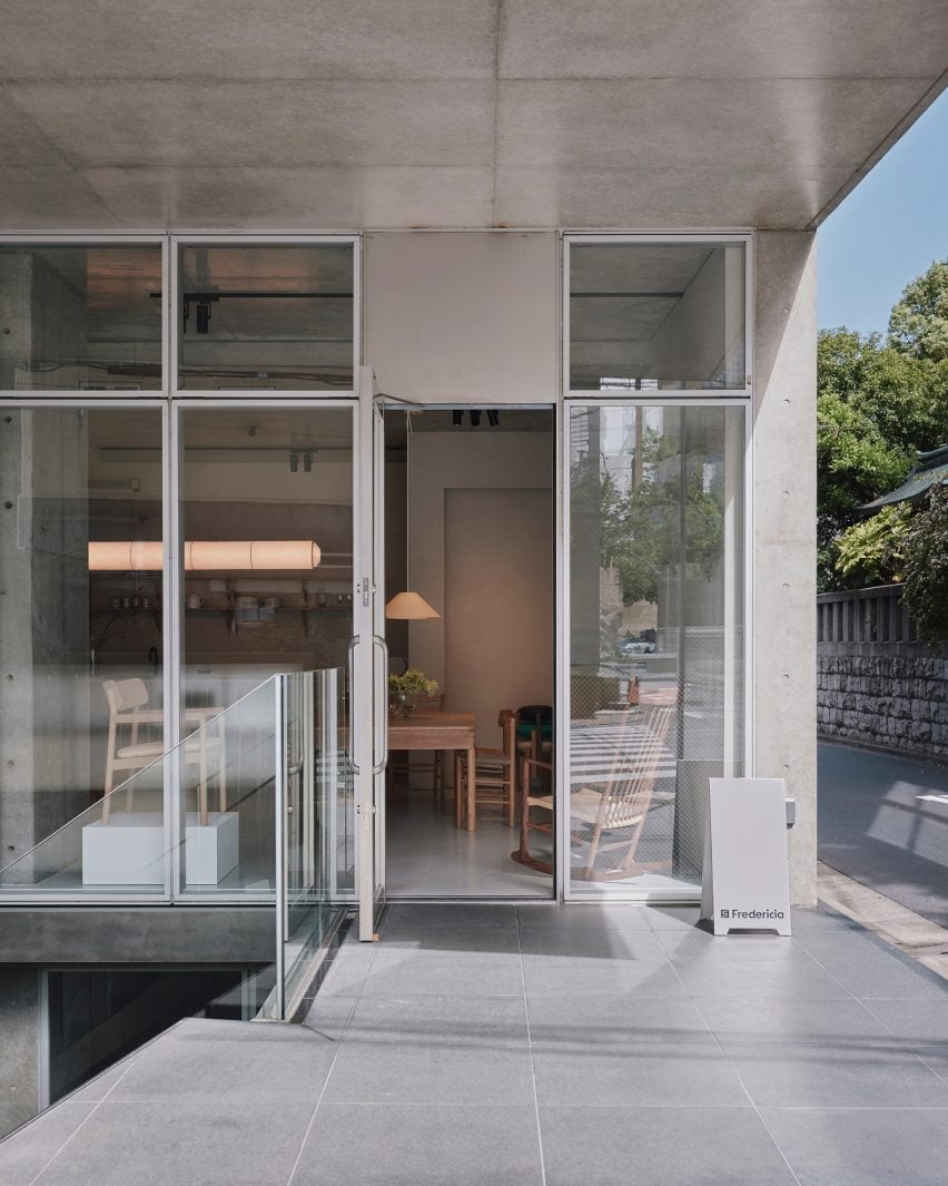 Concrete building in Omotesando