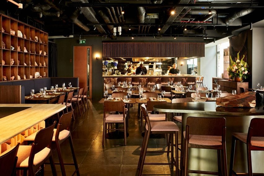 Interior of Chilean restaurant Mareida by DAW