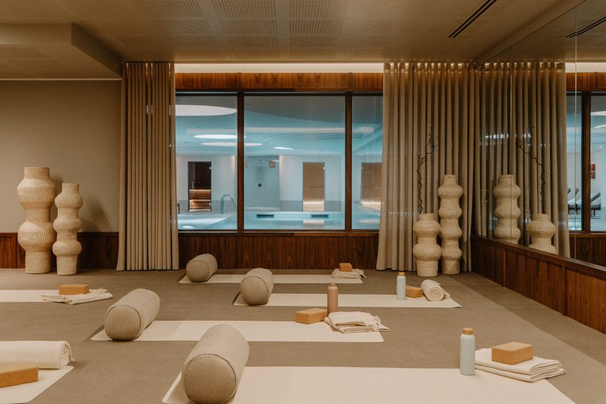 Workout room interior by TiggColl at Mason & Fifth Westbourne Park by AHMM