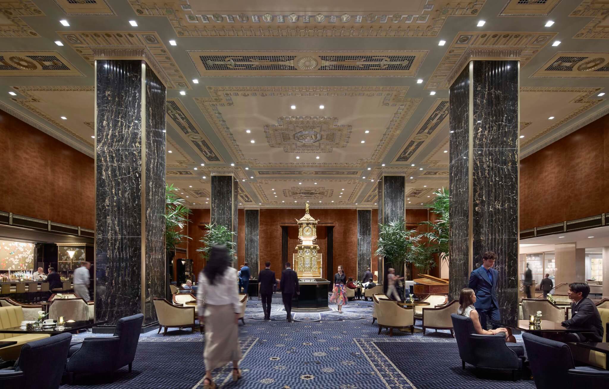 Peacock Alley inside restored waldorf astoria