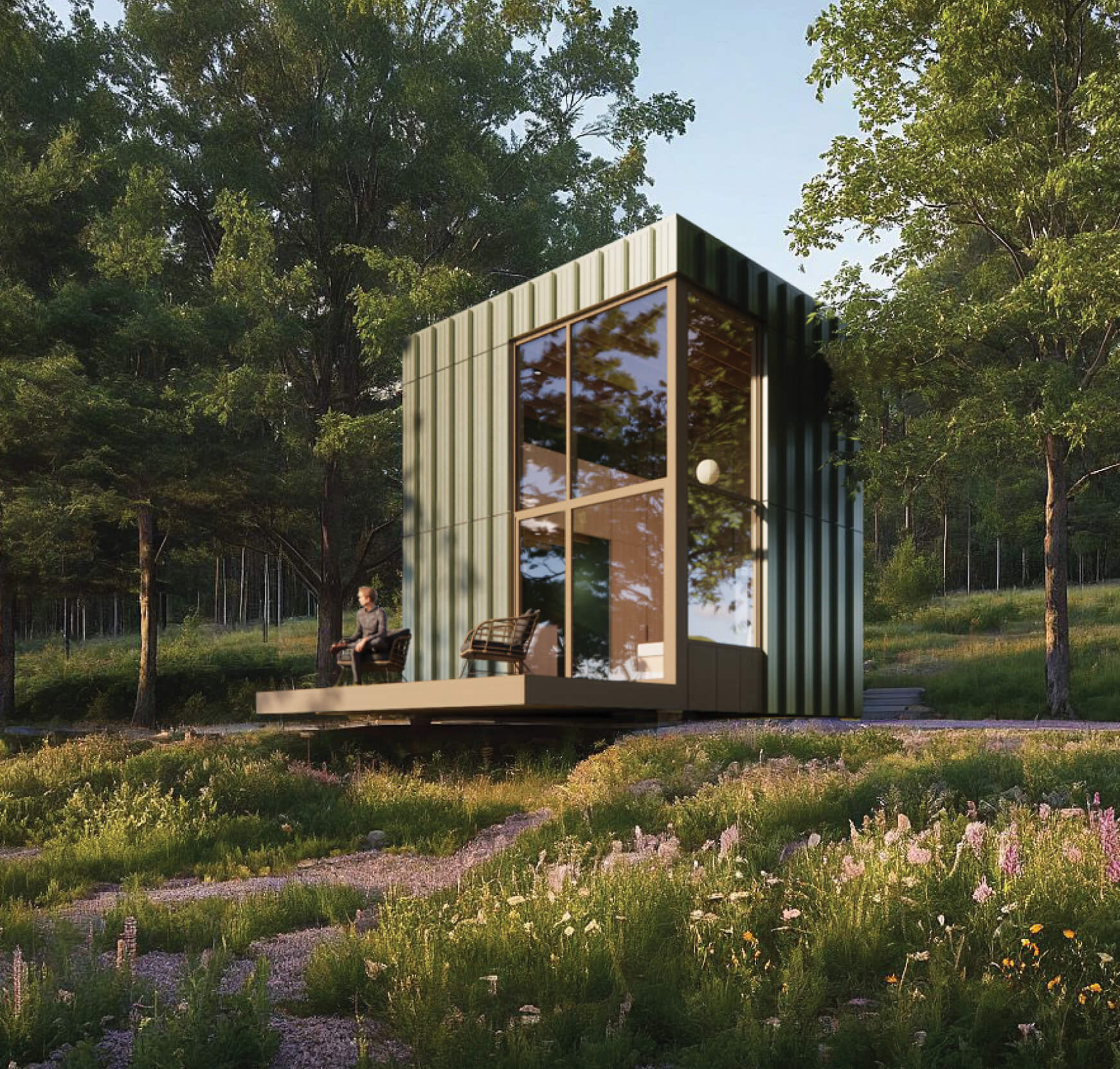 workers cottage rendering