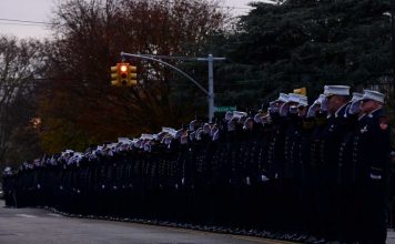 Friends and family pay tribute to fallen firefighter Patrick Brady at Brooklyn wake