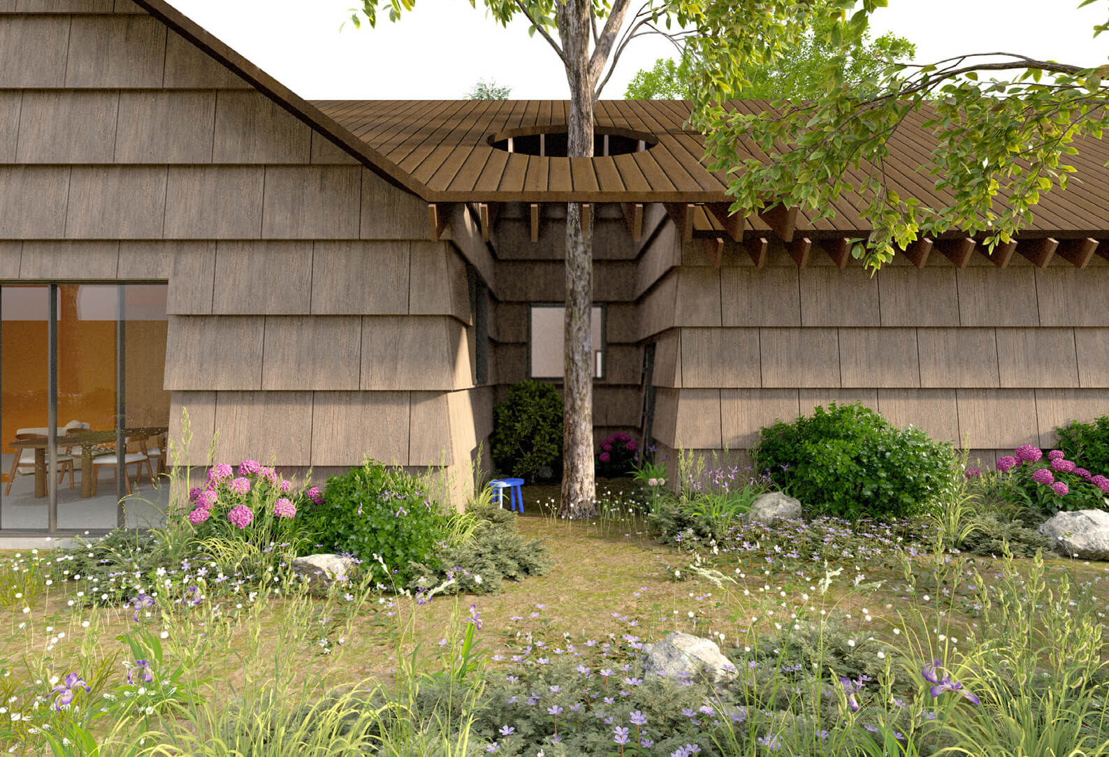 NO NAME House Among the Trees Rendering