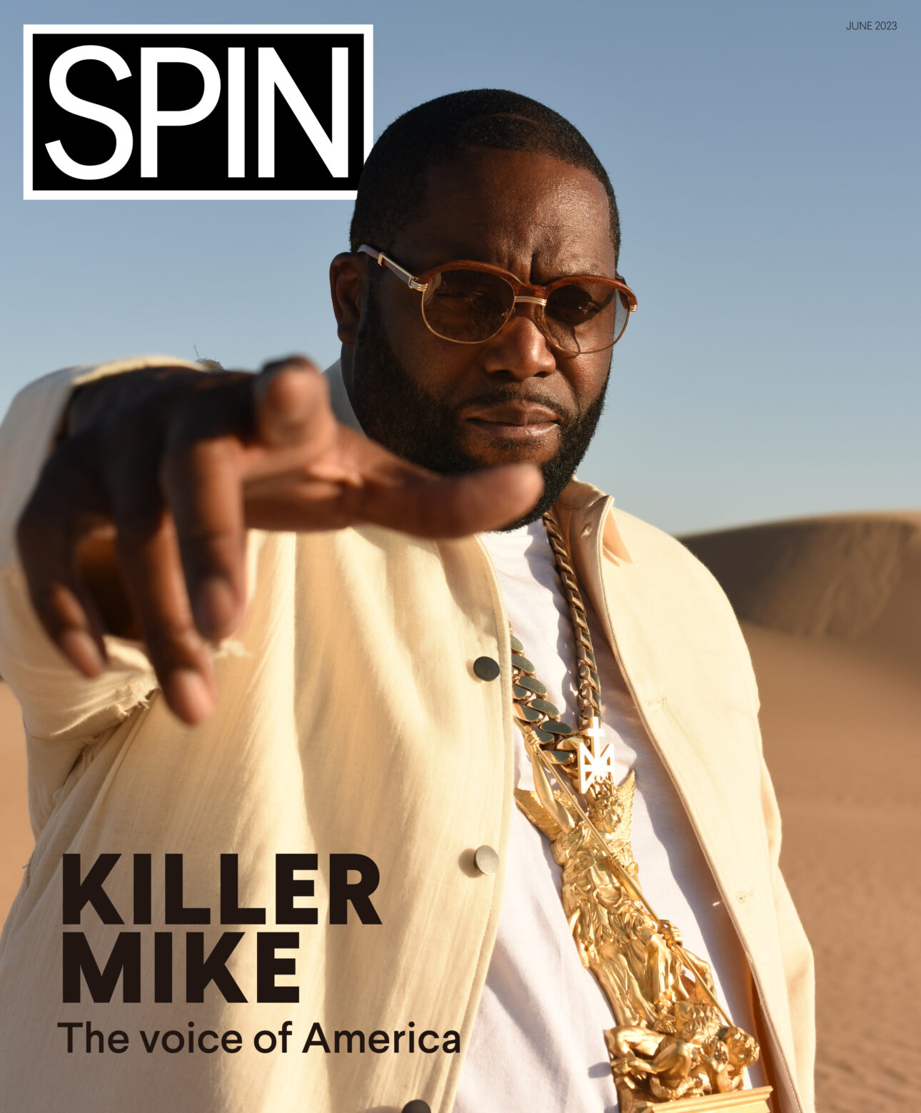 Killer Mike on the cover of the June 2023 issue of SPIN.