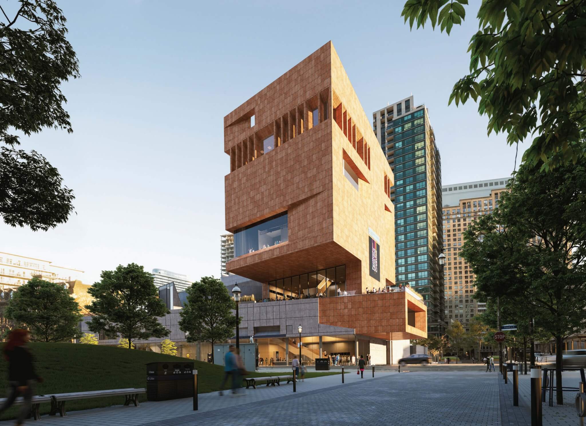 Tura Cousins Wilson's rendering of proposed St. Lawrence Centre for the Arts in Toronto