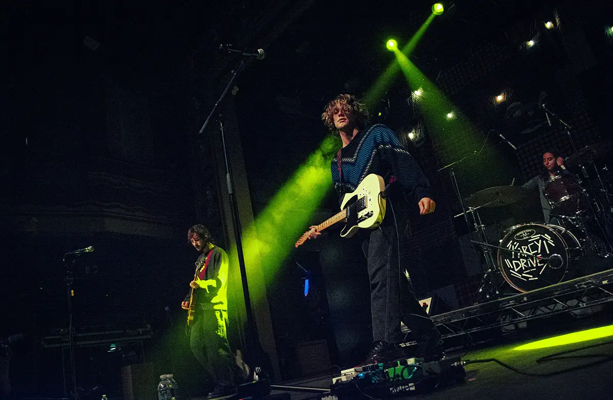 Lead singer and guitarist, Nick, from Arcy Drive at Webster Hall