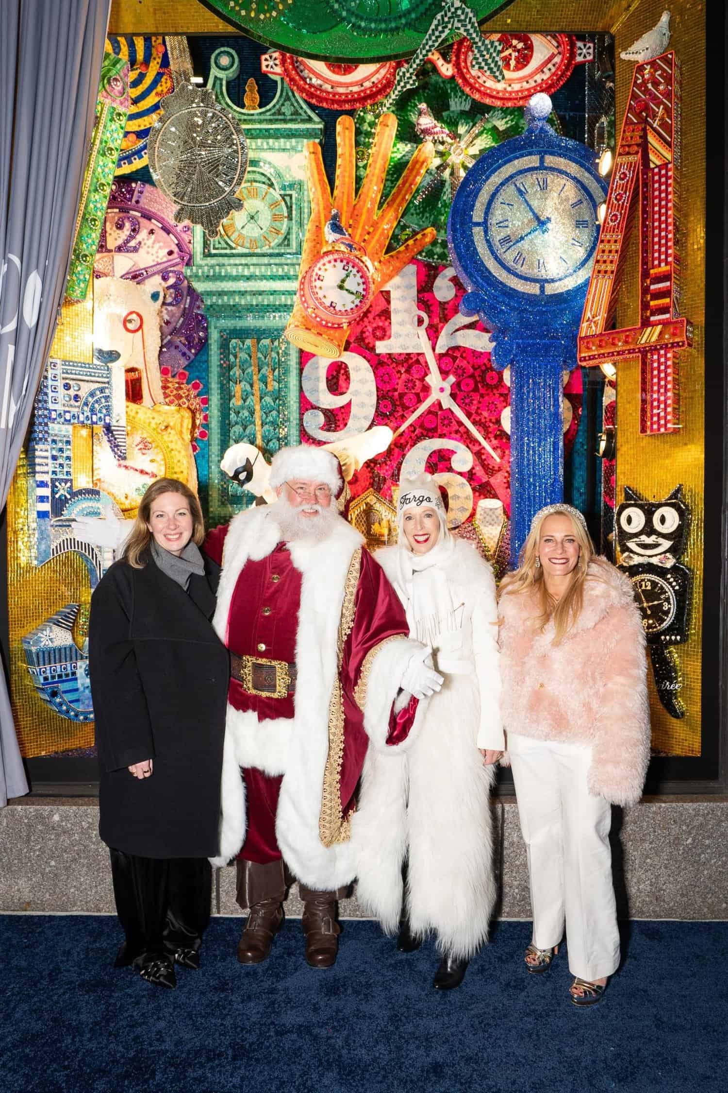 Kristin Maa, Santa, Linda Fargo, Tracy Margolies