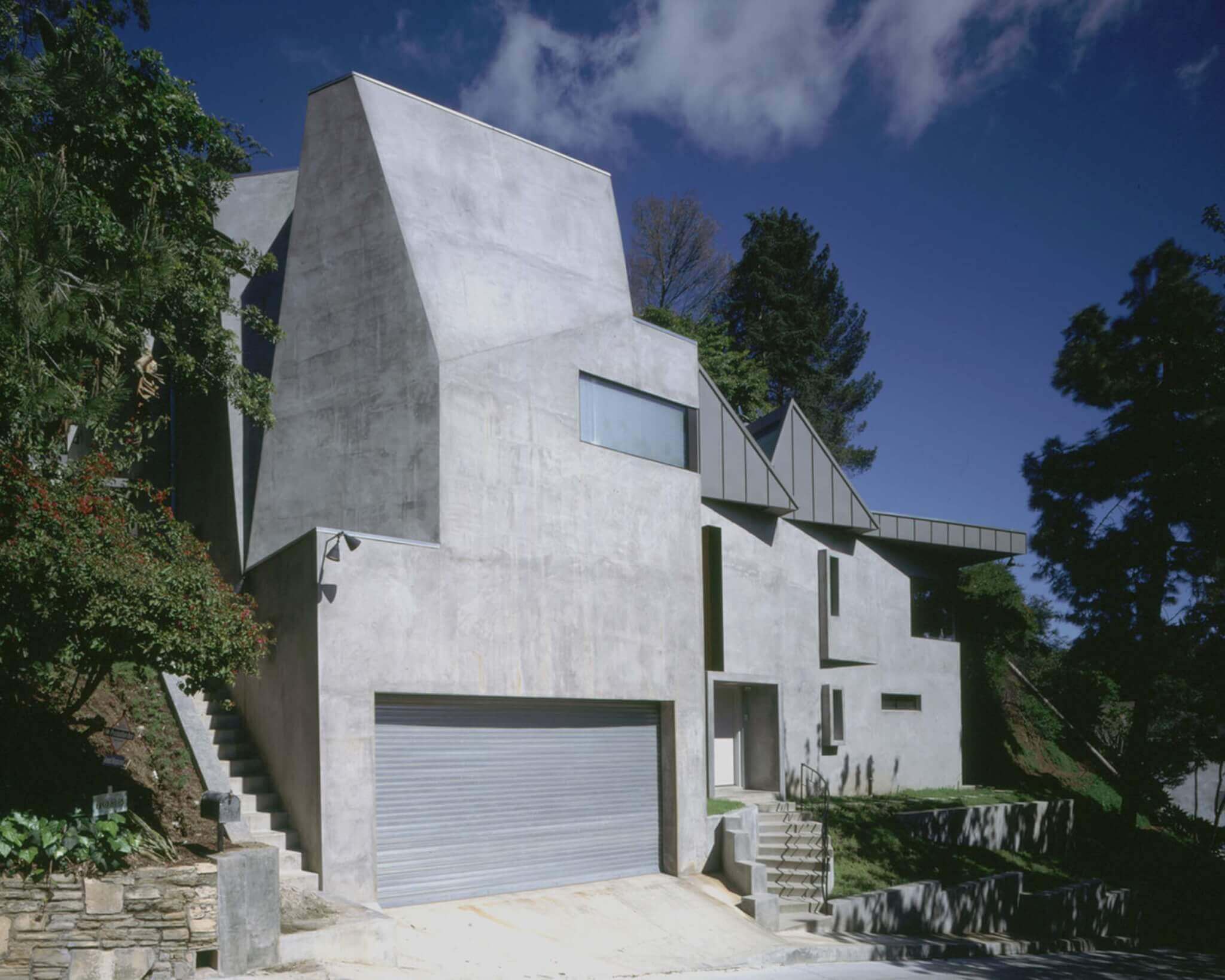 Exterior of David Lynch's Lloyd Wright house