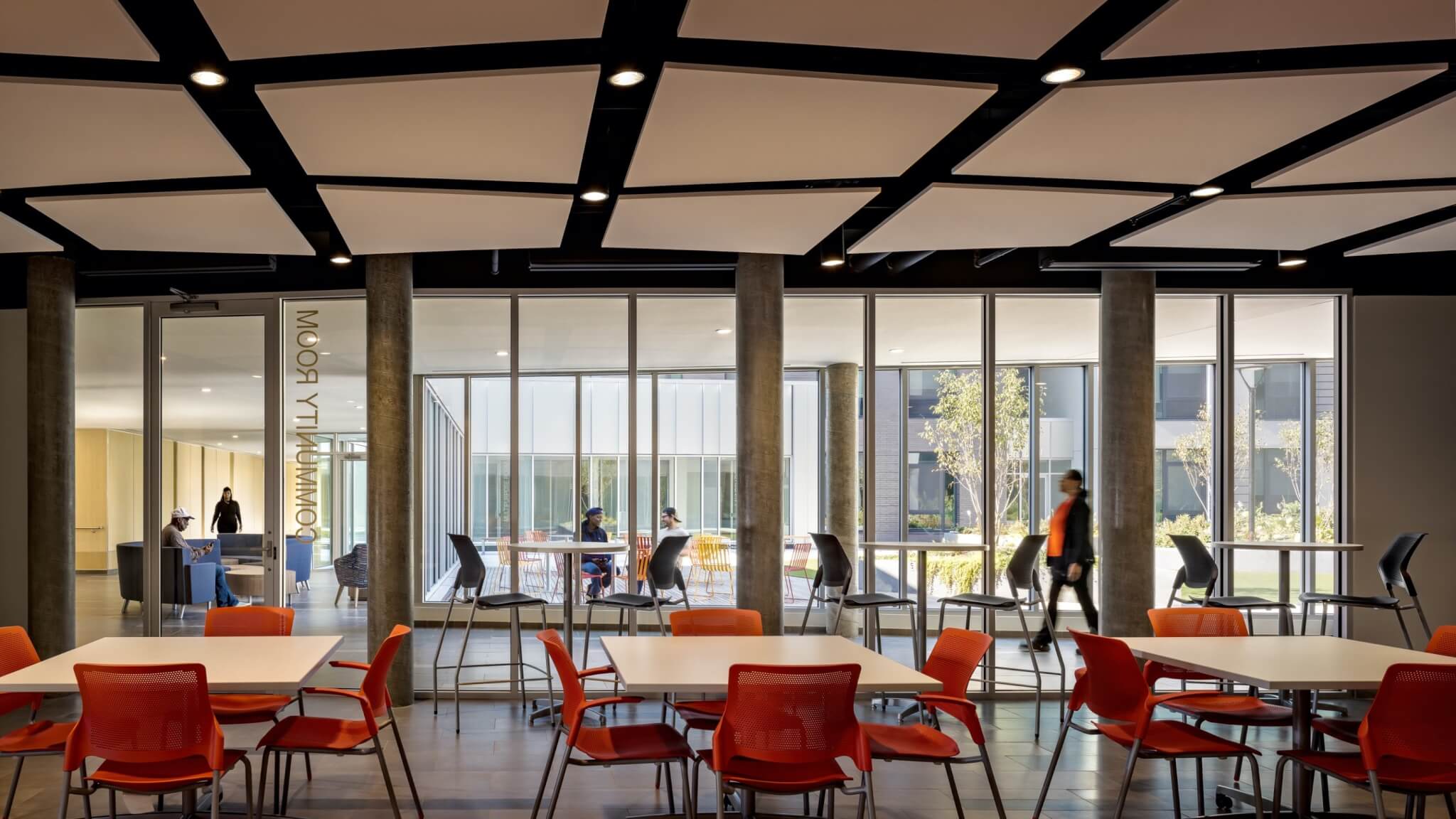 Interior view of common space