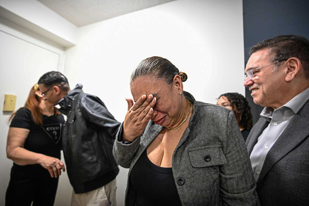 Family in tears as man held in ICE custody for moths reunites with his family