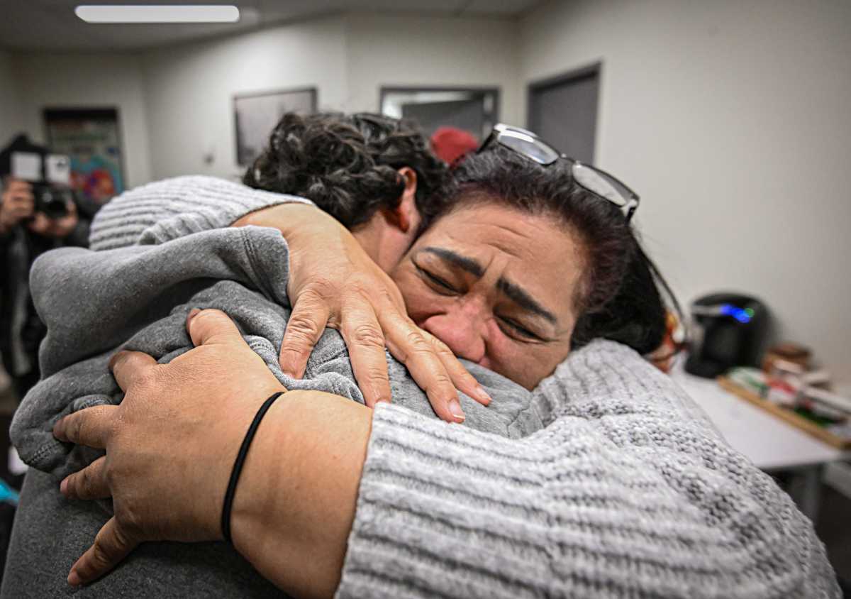 Mom of NYC high school teen embraces after his release from ICE custody